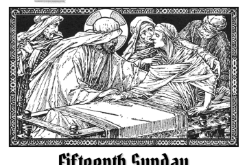 Glasgow Traditional Latin Mass Fifteenth Pentecost